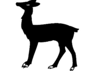 Sticker Custom Preview Image #049909 Crests Emblems Silhouettes Stag2