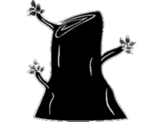 Sticker Custom Preview Image #049925 Crests Emblems Silhouettes Tree Stump