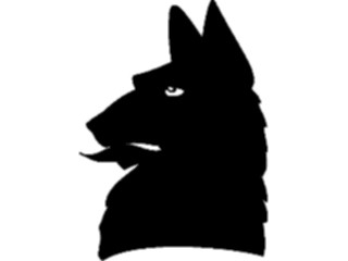 Sticker Custom Preview Image #049936 Crests Emblems Silhouettes Wolf Head