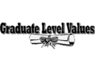 Sticker Custom Preview Image #049990 Education Schools Advertising Graduate Level Values