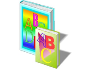 Sticker Custom Preview Image #050015 Education Schools Books A B C Books