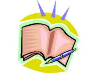 Sticker Custom Preview Image #050150 Education Schools Books Book Pen1