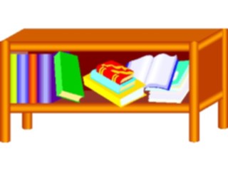 Sticker Custom Preview Image #050162 Education Schools Books Book Shelf5