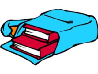 Sticker Custom Preview Image #050212 Education Schools Books Booksin Backpack