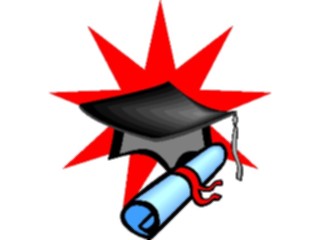 Sticker Custom Preview Image #050342 Education Schools Cartoons Cap Diploma1