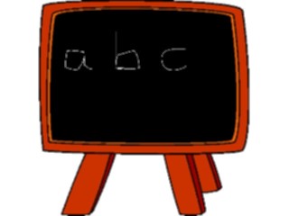 Sticker Custom Preview Image #050352 Education Schools Cartoons Chalkboard