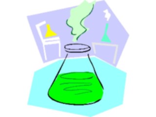 Sticker Custom Preview Image #050364 Education Schools Cartoons Chemistry Flask1