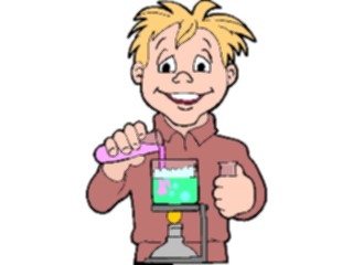 Sticker Custom Preview Image #050366 Education Schools Cartoons Chemistry Lab