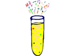 Sticker Custom Preview Image #050367 Education Schools Cartoons Chemistry Test Tube