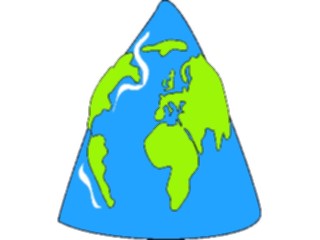 Sticker Custom Preview Image #050440 Education Schools Cartoons Globe Cone