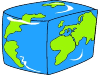 Sticker Custom Preview Image #050444 Education Schools Cartoons Globe Square