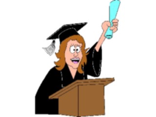 Sticker Custom Preview Image #050454 Education Schools Cartoons Graduate02