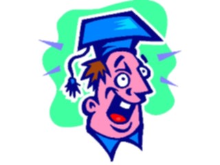 Sticker Custom Preview Image #050455 Education Schools Cartoons Graduate03