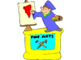 Sticker Custom Preview Image #050490 Education Schools Cartoons Graduate Fine Arts