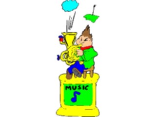 Sticker Custom Preview Image #050496 Education Schools Cartoons Graduate Music