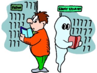 Sticker Custom Preview Image #050537 Education Schools Cartoons Library Scare