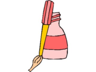 Sticker Custom Preview Image #050576 Education Schools Cartoons Paint Brush