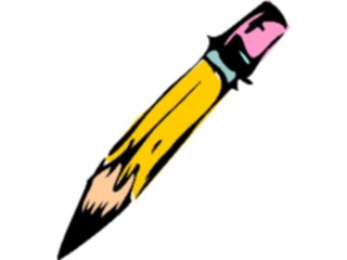 Sticker Custom Preview Image #050598 Education Schools Cartoons Pencil03