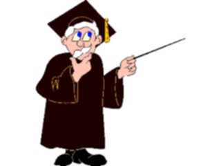 Sticker Custom Preview Image #050647 Education Schools Cartoons Professor6