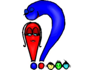 Sticker Custom Preview Image #050656 Education Schools Cartoons Punctuation Family