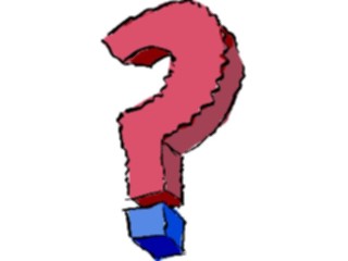 Sticker Custom Preview Image #050661 Education Schools Cartoons Question Mark3
