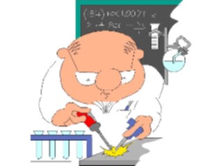 Sticker Custom Preview Image #050717 Education Schools Cartoons Scientist1