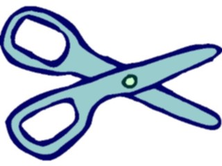 Sticker Custom Preview Image #050719 Education Schools Cartoons Scissors1