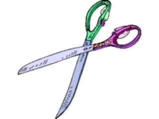 Sticker Custom Preview Image #050725 Education Schools Cartoons Scissors7