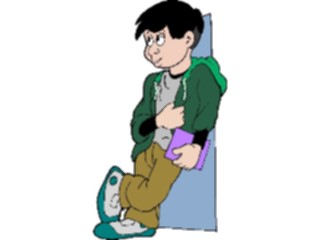 Sticker Custom Preview Image #050739 Education Schools Cartoons Student06