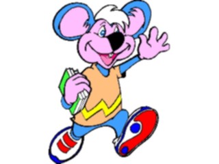 Sticker Custom Preview Image #050764 Education Schools Cartoons Student Mouse