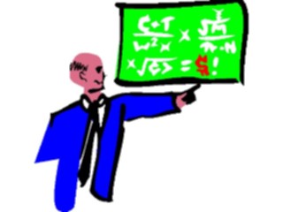 Sticker Custom Preview Image #050813 Education Schools Cartoons Teacher Math1