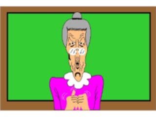 Sticker Custom Preview Image #050816 Education Schools Cartoons Teacher Strict1