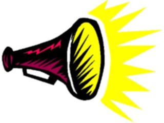 Sticker Custom Preview Image #051032 Education Schools Classroom Activities Megaphone5