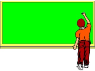 Sticker Custom Preview Image #051089 Education Schools Classroom Activities Studentat Chalkboard1