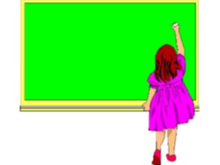 Sticker Custom Preview Image #051090 Education Schools Classroom Activities Studentat Chalkboard2