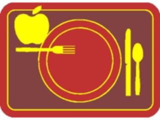 Sticker Custom Preview Image #051209 Education Schools General Cafeteria