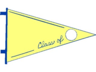 Sticker Custom Preview Image #051257 Education Schools General Pennant1