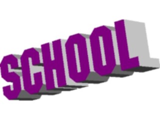 Sticker Custom Preview Image #051305 Education Schools General School Title3 D