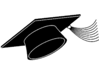 Sticker Custom Preview Image #051313 Education Schools Graduation Cap01