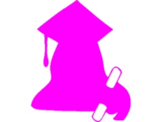 Sticker Custom Preview Image #051435 Education Schools Graduation Graduate Silhouette1