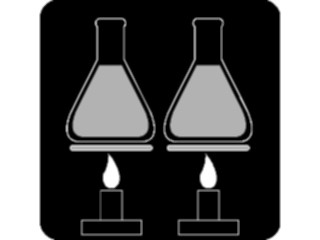 Sticker Custom Preview Image #051587 Education Schools School Subjects Chemistry Flasks2