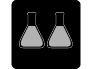 Sticker Custom Preview Image #051588 Education Schools School Subjects Chemistry Flasks3