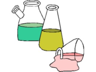 Sticker Custom Preview Image #051592 Education Schools School Subjects Chemistry Flasks7