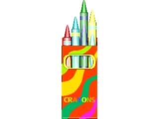 Sticker Custom Preview Image #051782 Education Schools School Supplies Crayons2