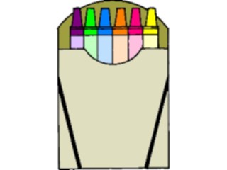 Sticker Custom Preview Image #051783 Education Schools School Supplies Crayons3