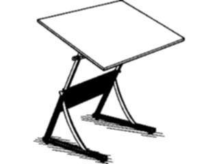 Sticker Custom Preview Image #051786 Education Schools School Supplies Drafting Table