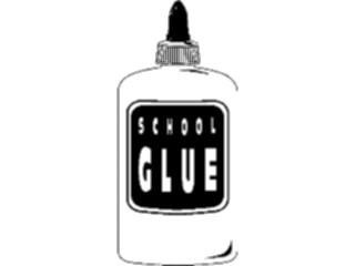 Sticker Custom Preview Image #051805 Education Schools School Supplies Glue1