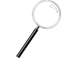 Sticker Custom Preview Image #051823 Education Schools School Supplies Magnifying Glass1