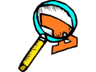 Sticker Custom Preview Image #051824 Education Schools School Supplies Magnifying Glass2