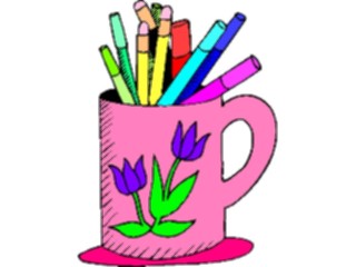 Sticker Custom Preview Image #051838 Education Schools School Supplies Mug Markers